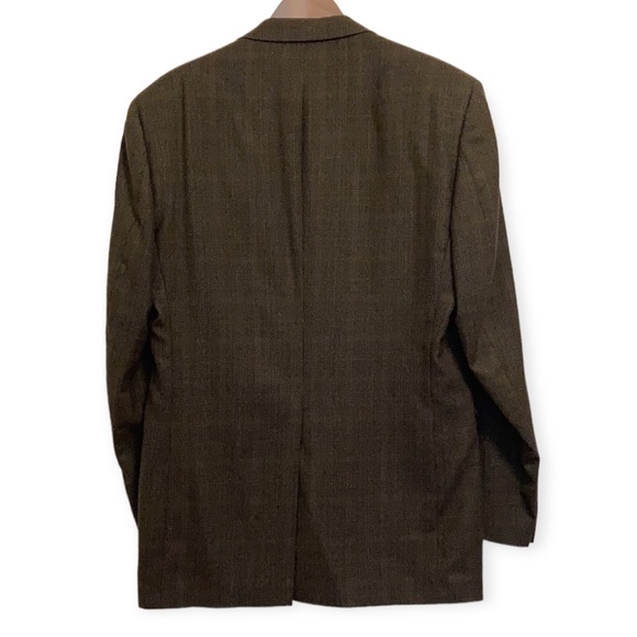 Vintage Burberrys Brown Glencheck Wool Suit Size 41L Union Made USA Preppy - Picture 3 of 16